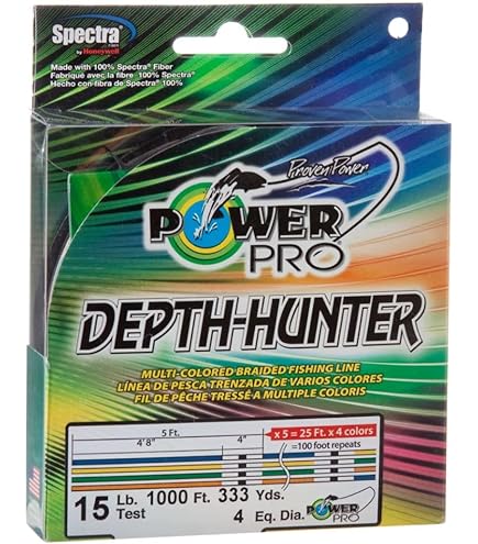 Power Pro 333 Yard Depth-Hunter Metered Line (40-Pound), Braided